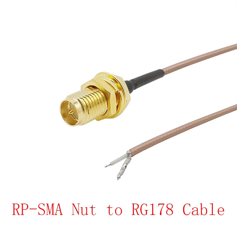 RG178 ̺ Ŀ RP-SMA   Ʈ ݺ PCB ִ Ǳ  ̾  WIFI   GPS GPRS